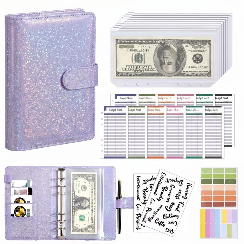 Planner Weekly Budget - Segregator A6 z PU skóry, teczka