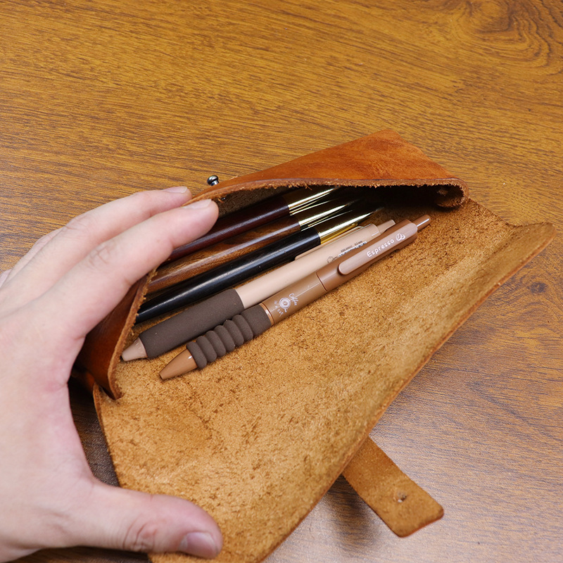 Tan Stationery & Office Supply - Vintage'owy piórnik w stylu koreańskim z
