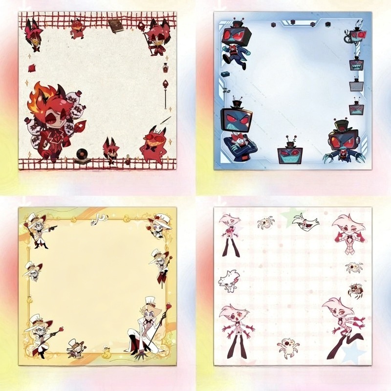 Stationery Office - 4 szt. Hazbin Hotel Zestial &