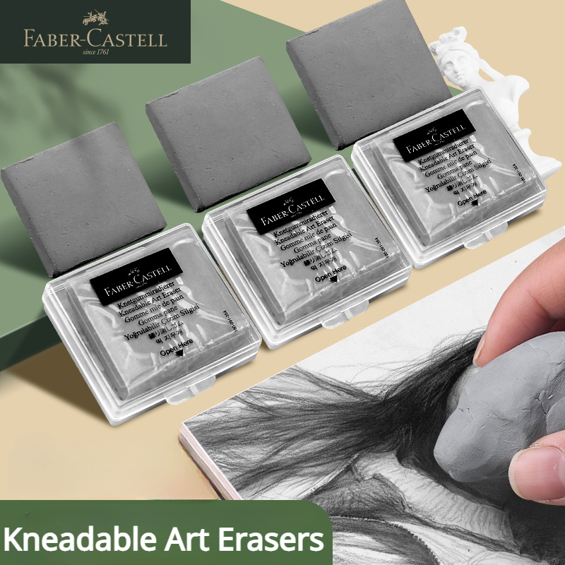 Rubber Eraser Kneaded - 1/2/3/4 szt. Gumy do rysowania Faber-Castell,
