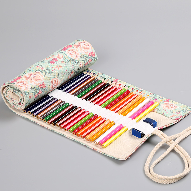 Piórnik zwijany z płótna w kwi – Pen Pouch Roll recenzja i cena