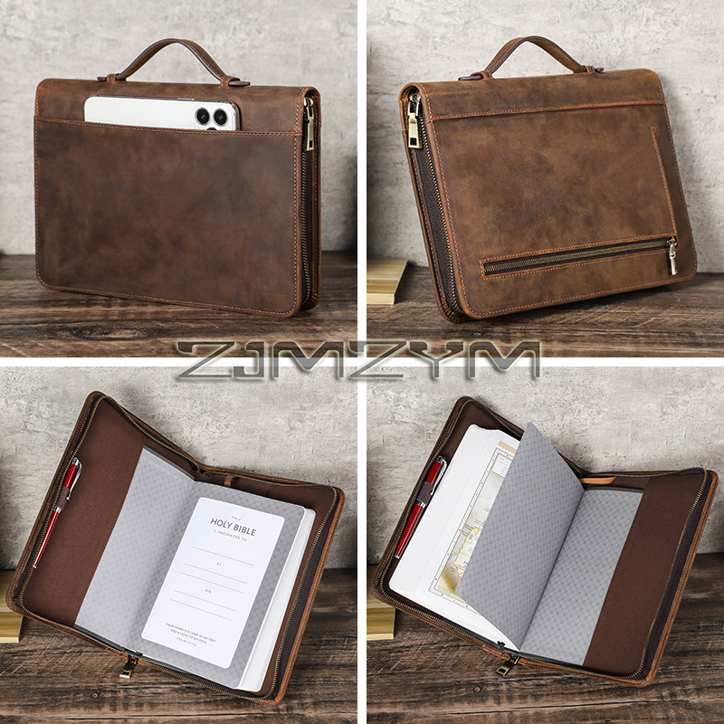 Retro Skórzana Okładka na Nota – Stationery Supply Business recenzja i cena