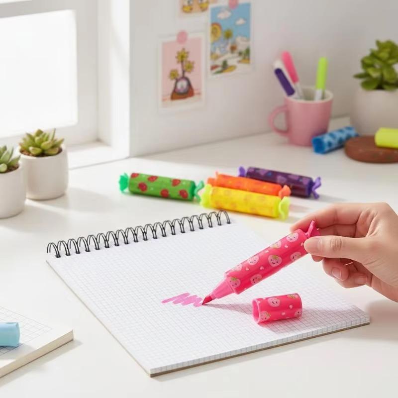 [Nowość] 6 szt. Kolorowe Mini  – Highlighter Set Pastel recenzja i cena