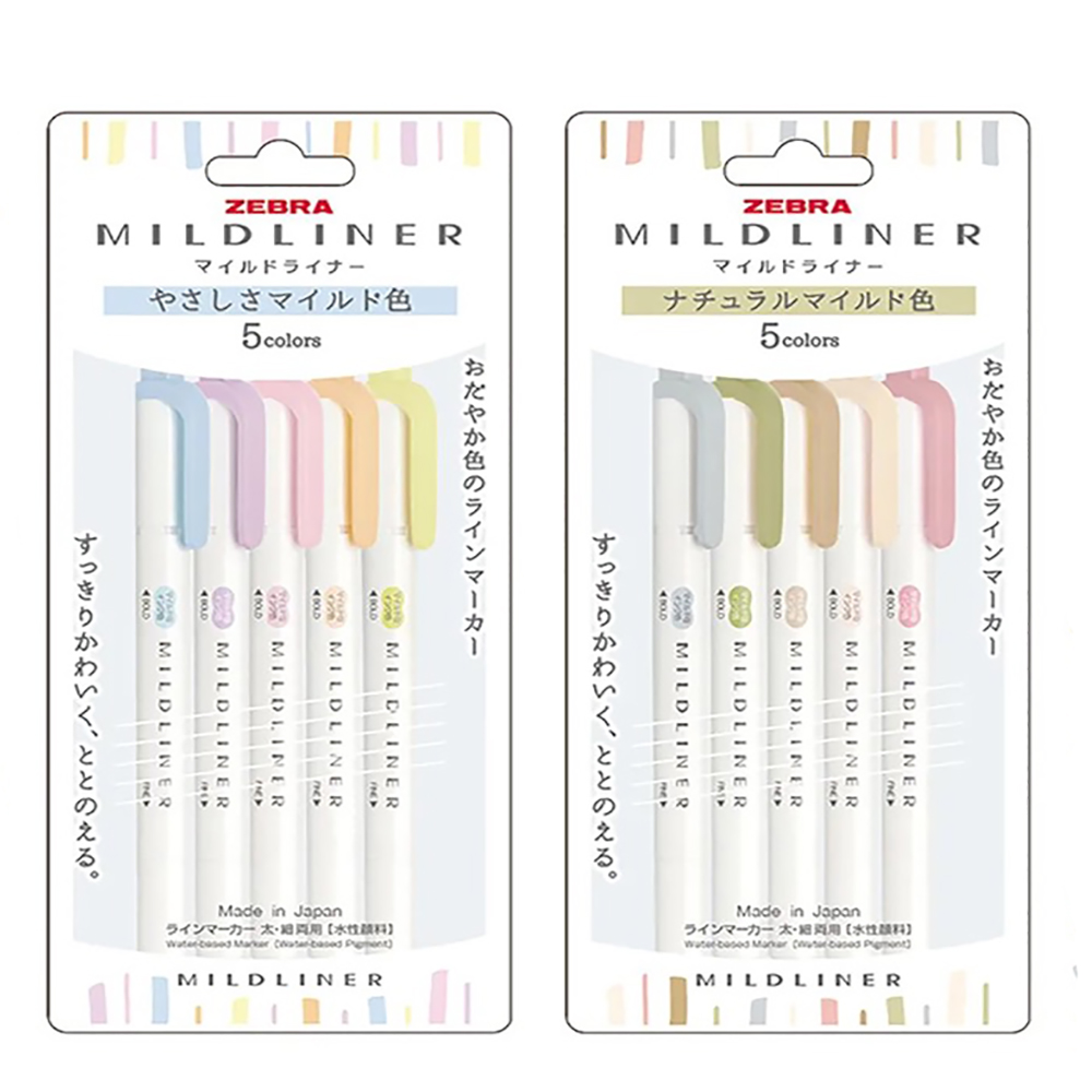Zestaw zakreślaczy Japan ZEBRA – Highlighter Set Pastel recenzja i cena