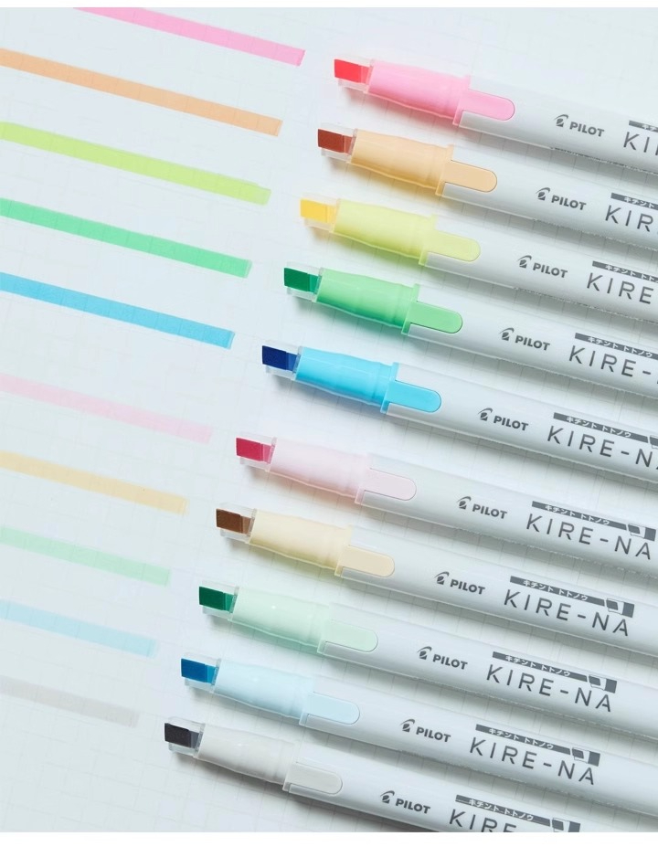 PILOT KIRE-NA Zestaw Zakreślac – Highlighter Set Pastel recenzja i cena