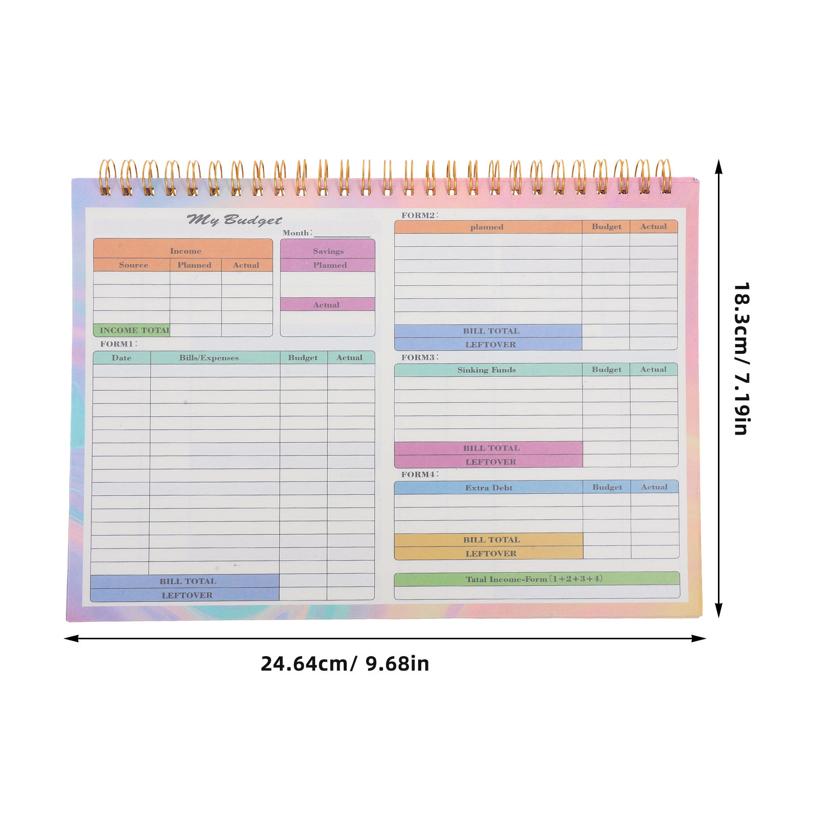 Książka do prowadzenia dzienny – Planner Weekly Budget recenzja i cena