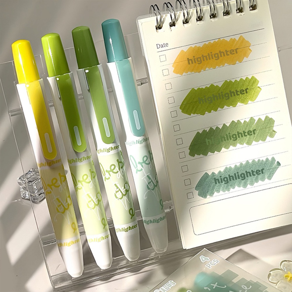 4 szt. Nowe zakreślacze z grad – Highlighter Set Pastel recenzja i cena
