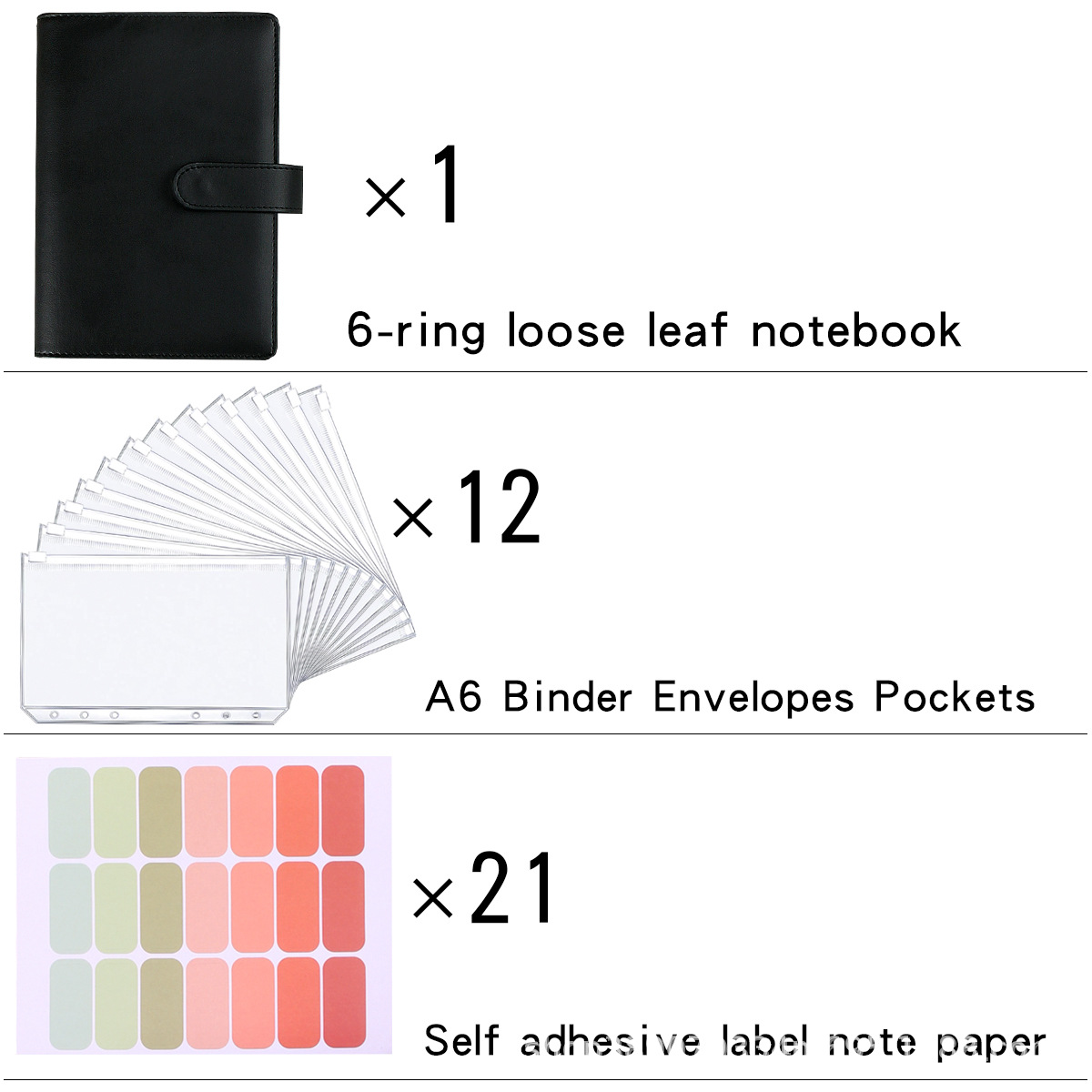 A6 budżetu Binder Planner z 12 – Planner Weekly Budget recenzja i cena