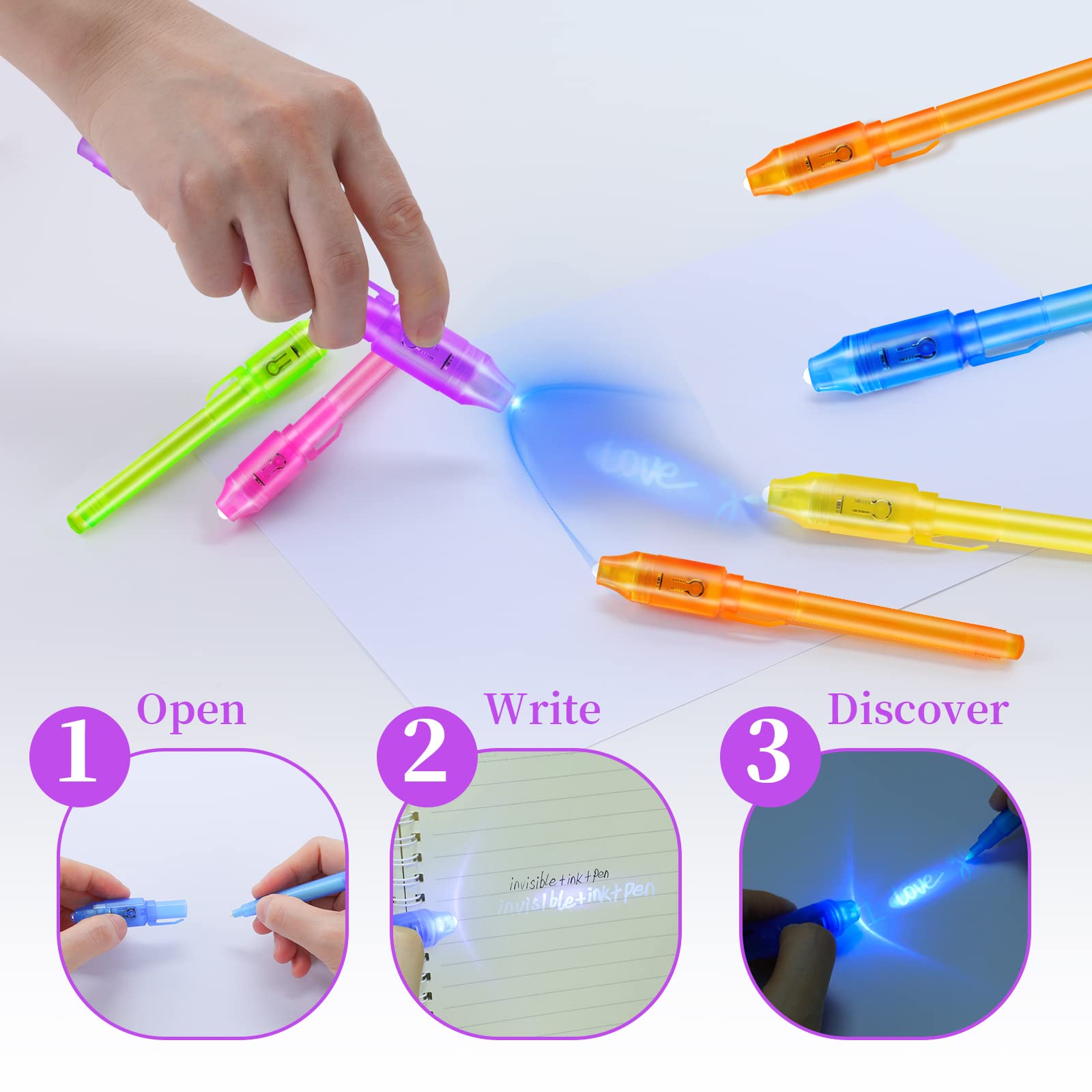 10 szt. Niewidzialny Długopis  – Highlighter Set Pastel recenzja i cena