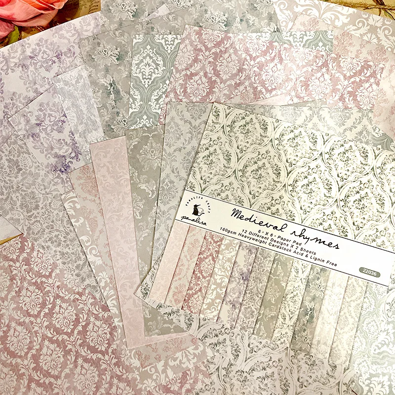 12 arkuszy barokowy wzór papie – Graph Paper Pad recenzja i cena