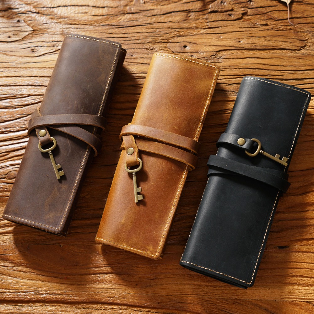 Retro Skórzany Etui na Długopi – Pen Pouch Roll recenzja i cena