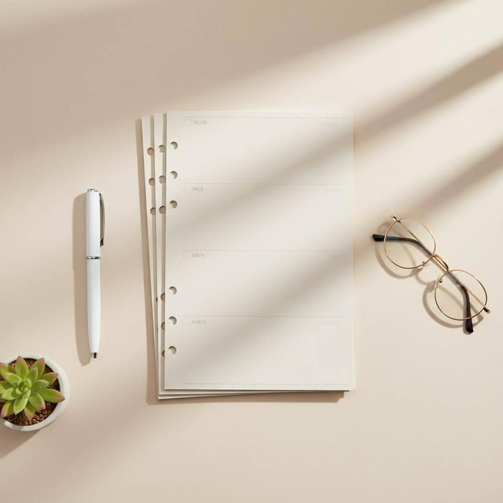 Wkładki do segregatora na luźn – Planner Weekly Budget recenzja i cena