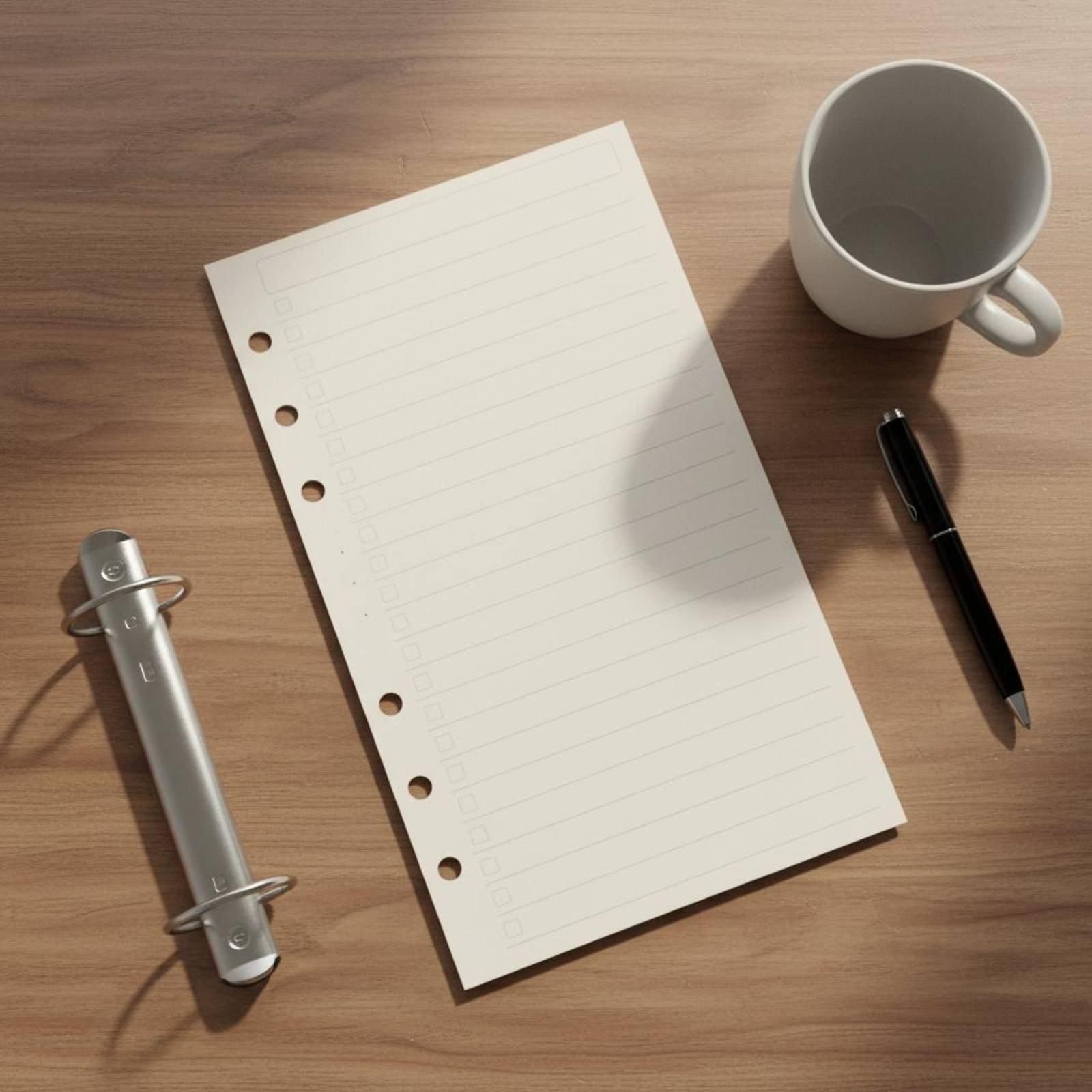 Wkładki do segregatora na luźn – Planner Weekly Budget recenzja i cena