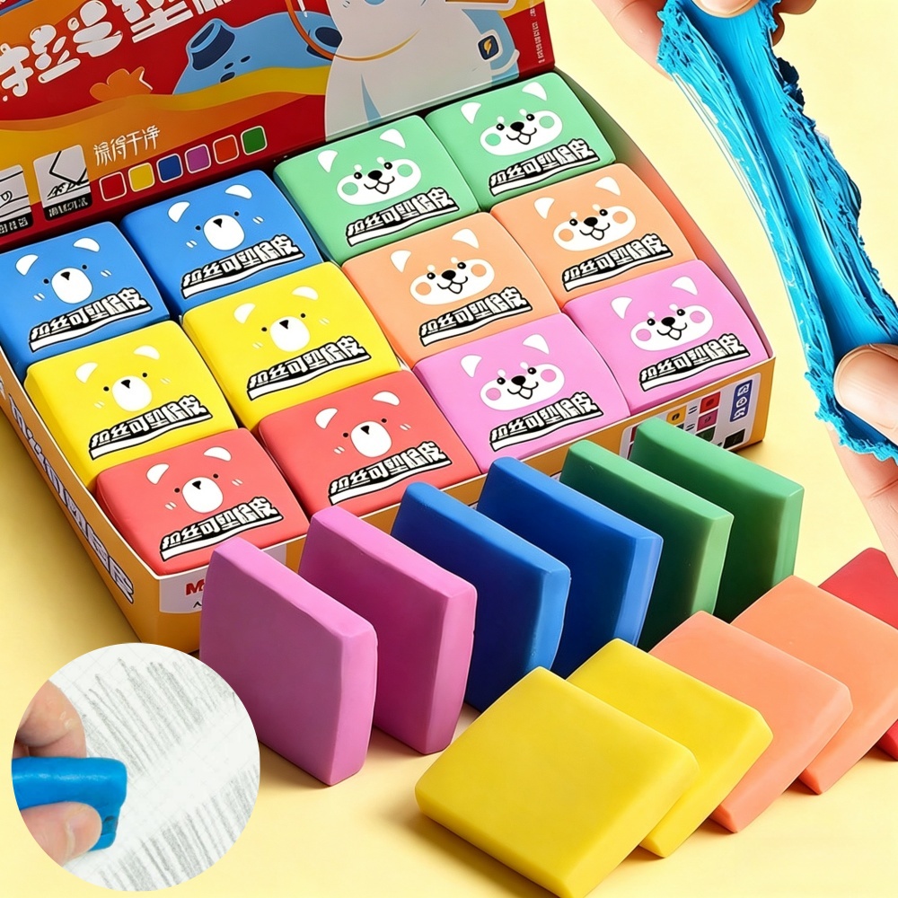 Gumka do mazania M&G, kolorowa – Rubber Eraser Kneaded recenzja i cena