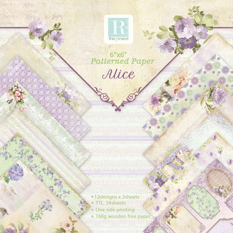 Alinacutle Junkjournal Flower  – Graph Paper Pad recenzja i cena